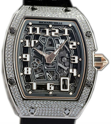 Review Richard Mille Replica RM67-01 EXTRA FLAT WITH DIAMOND-SET CASES AUTOMATIC watch